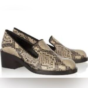 Stella McCartney-Vegan Snake Skin loafer. Made in Italy.